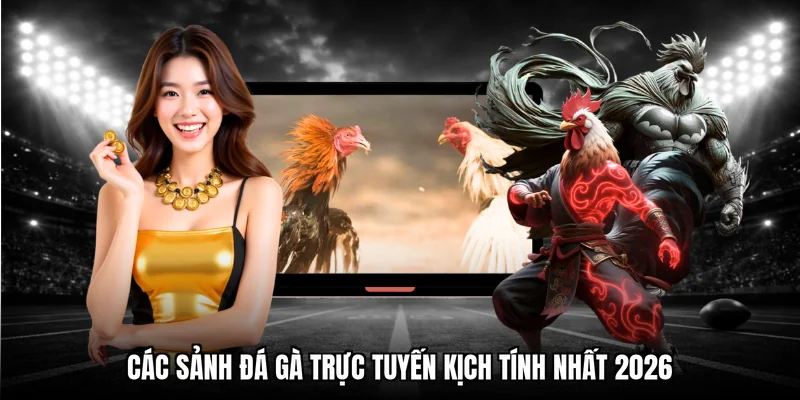 Các sảnh đá gà trực tuyến kịch tính nhất 2026