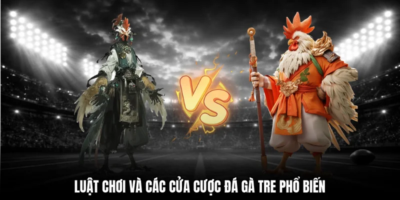 Luật chơi và các cửa cược đá gà tre phổ biến
